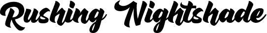 Rushing Nightshade DEMO