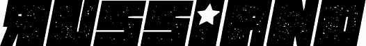 Russiano Grunged Italic