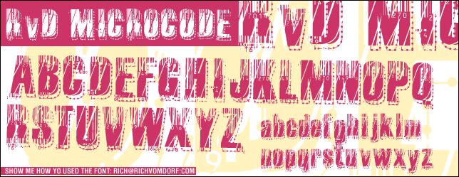 RvD_MICROCODE Czcionka