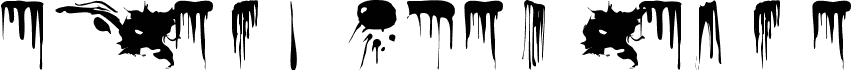 Ukážka písma RVD_splats_n_drips