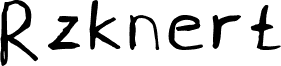 Rzknertfont Regular