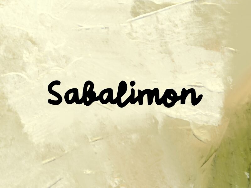 Sabalimon Шрифт