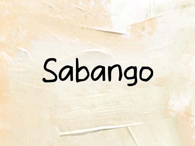 Sabango 字体