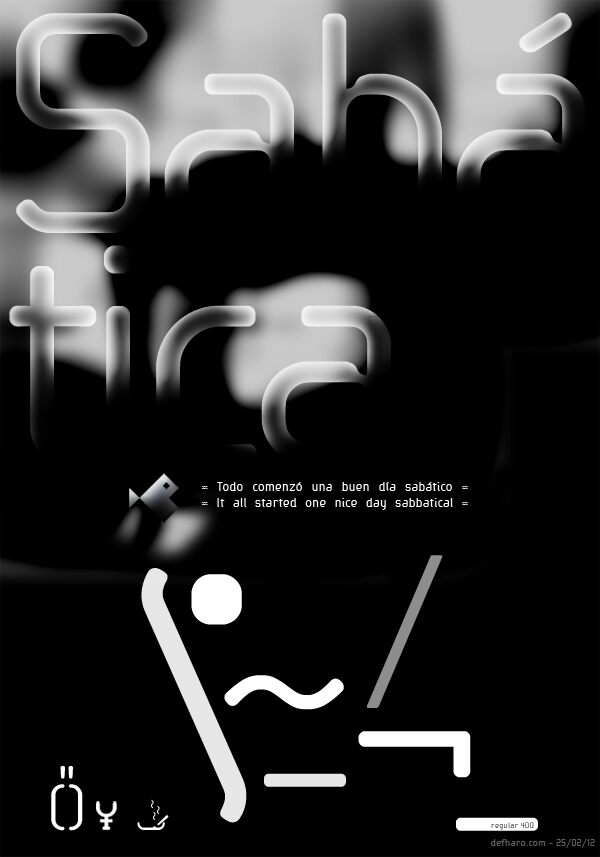 Sabatica Regular Schriftart