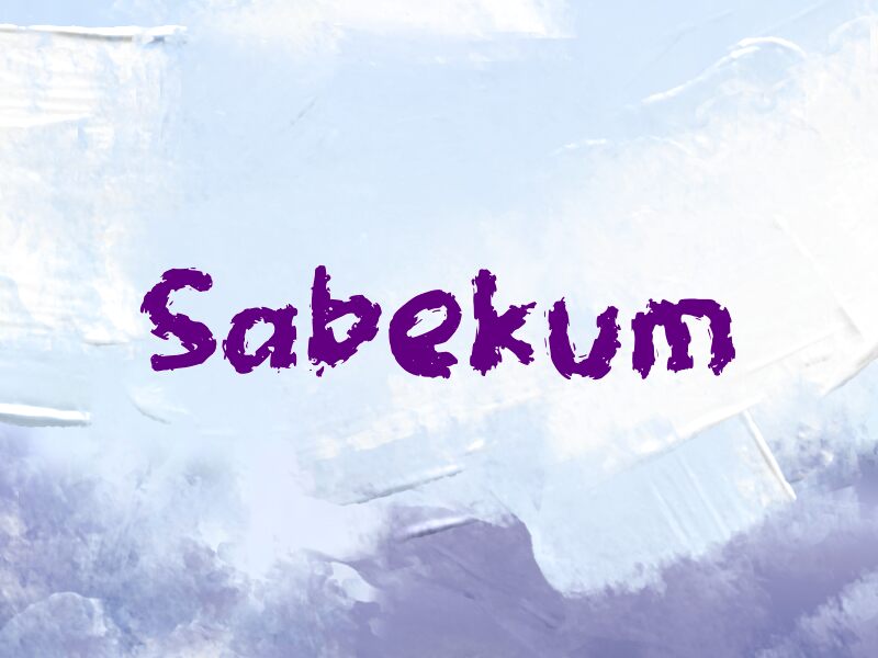 Sabekum — عرض الخط