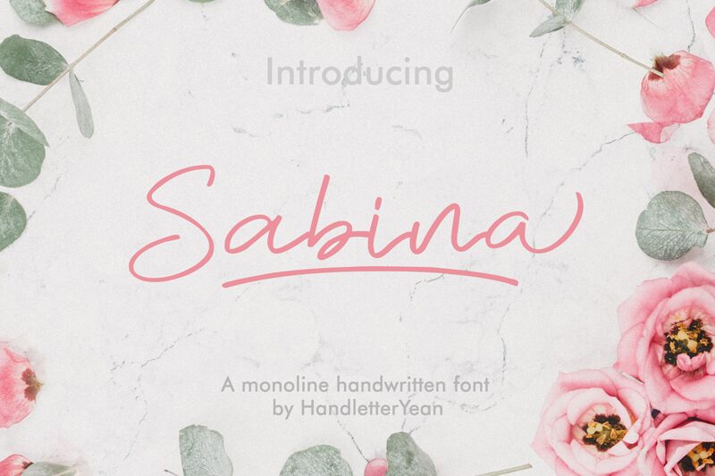 Sabina Schriftart