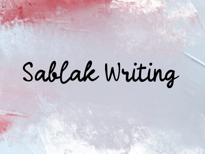 Sablak Writing 字体