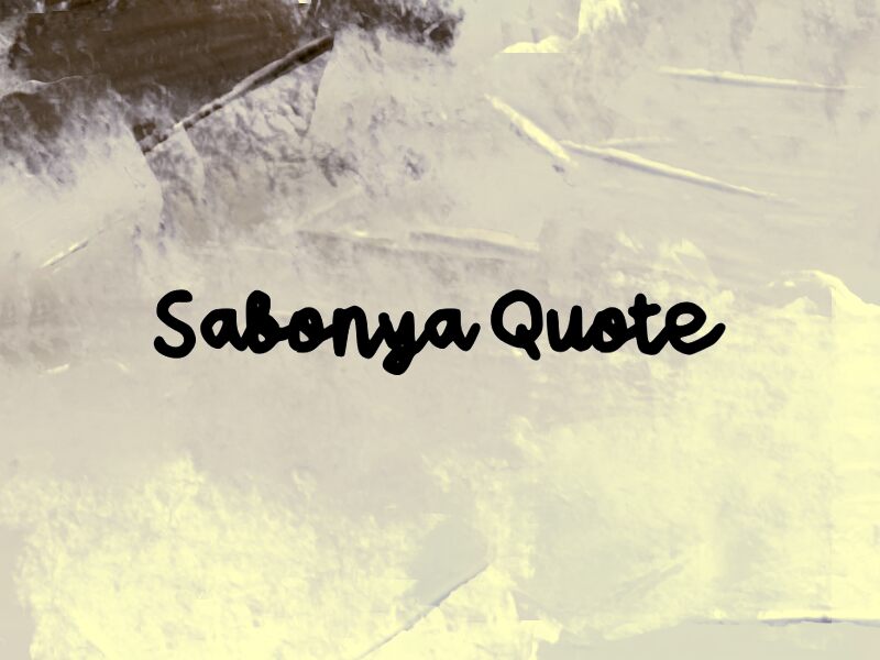 Sabonya Quote Шрифт