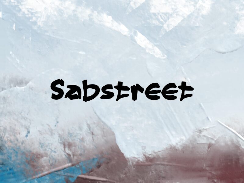 Sabstreet — Apresentação da fonte