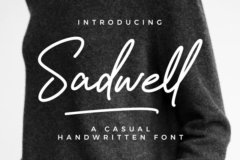 Sadwell Schriftart