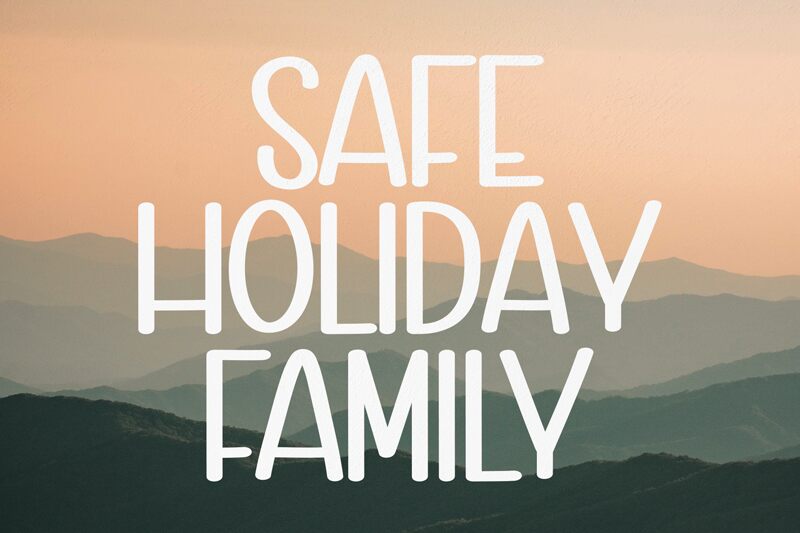 Safe Holiday Family 字体