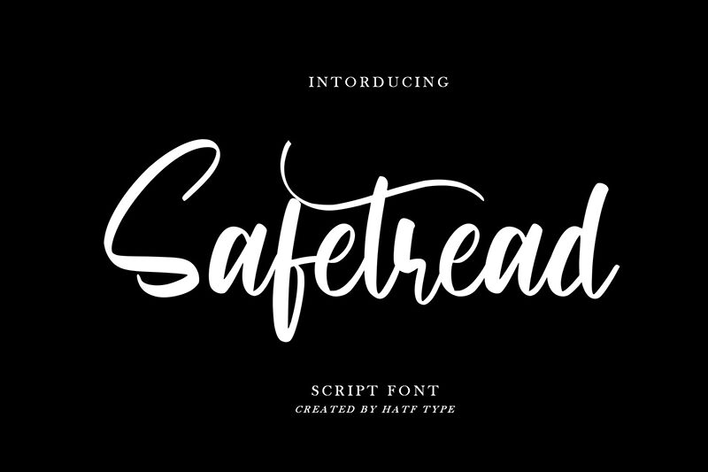 Safetread Schriftart