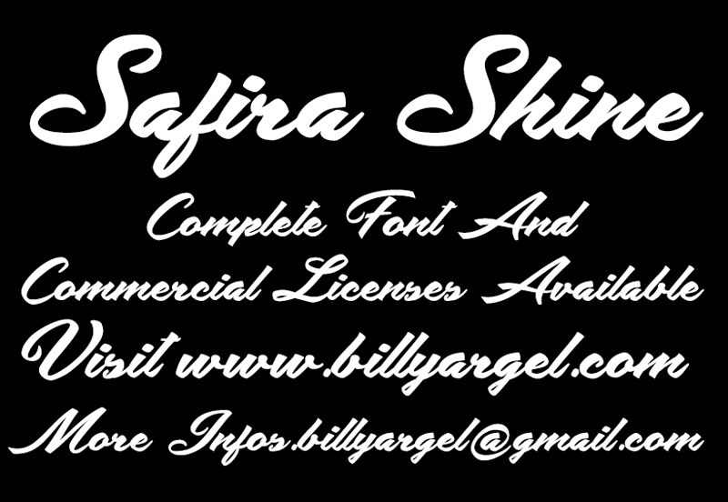 Safira Shine Schriftart