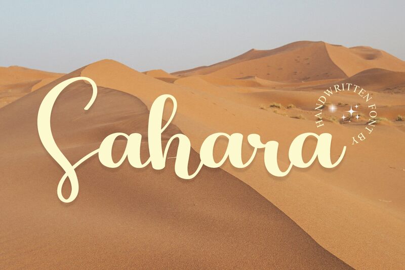 Sahara Schriftart