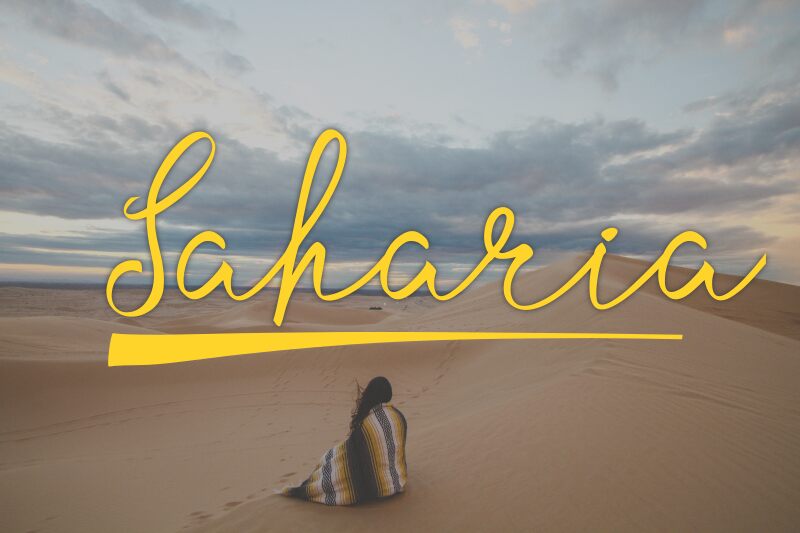 Saharia 字体