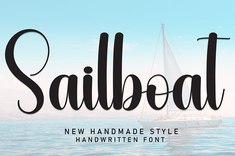 Sailboat Czcionka