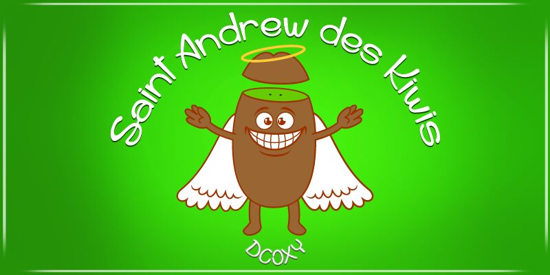 Saint Andrew des Kiwis Druh písma