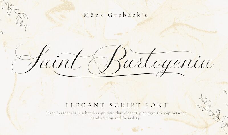 Saint Bartogenia Font