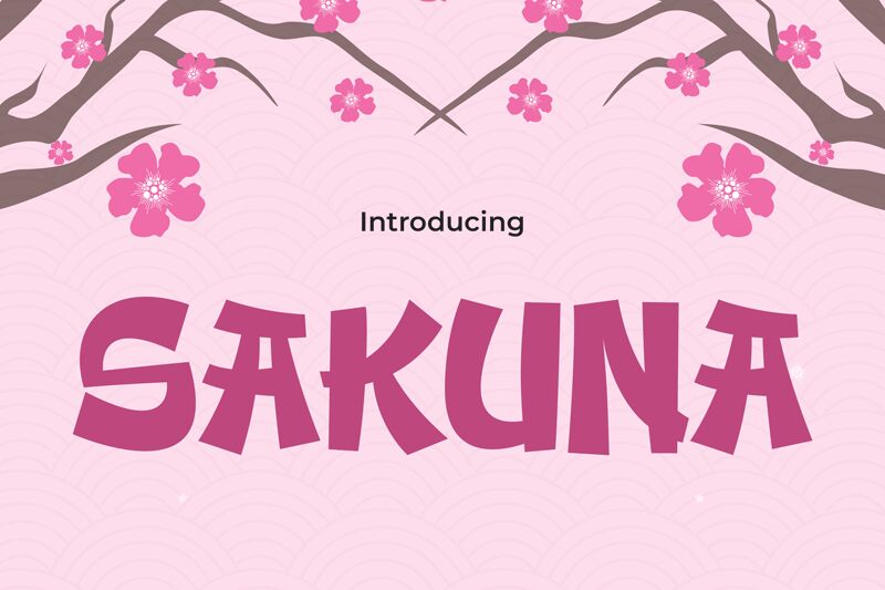 SAKUNA Font