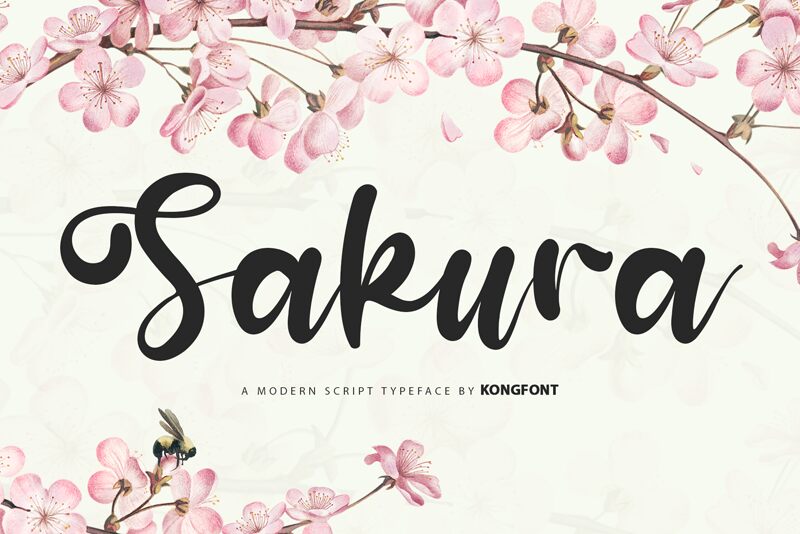 Sakura Schriftart