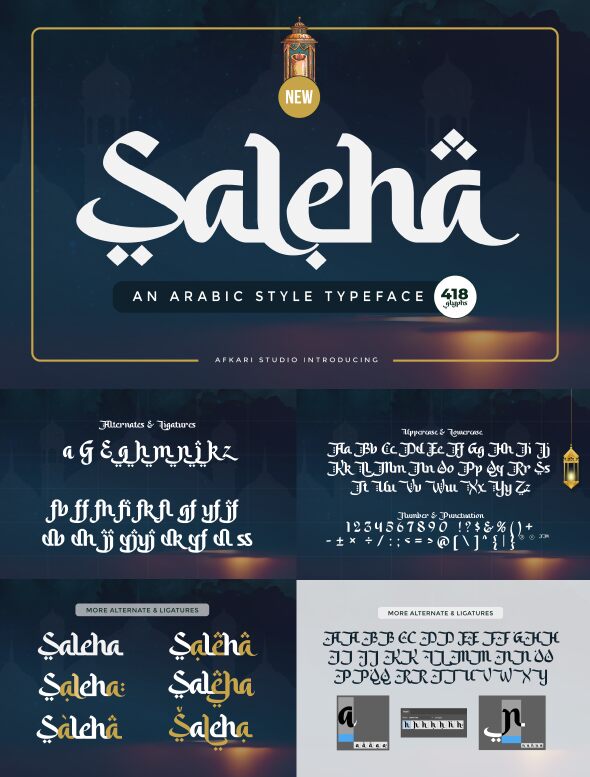 Saleha Czcionka