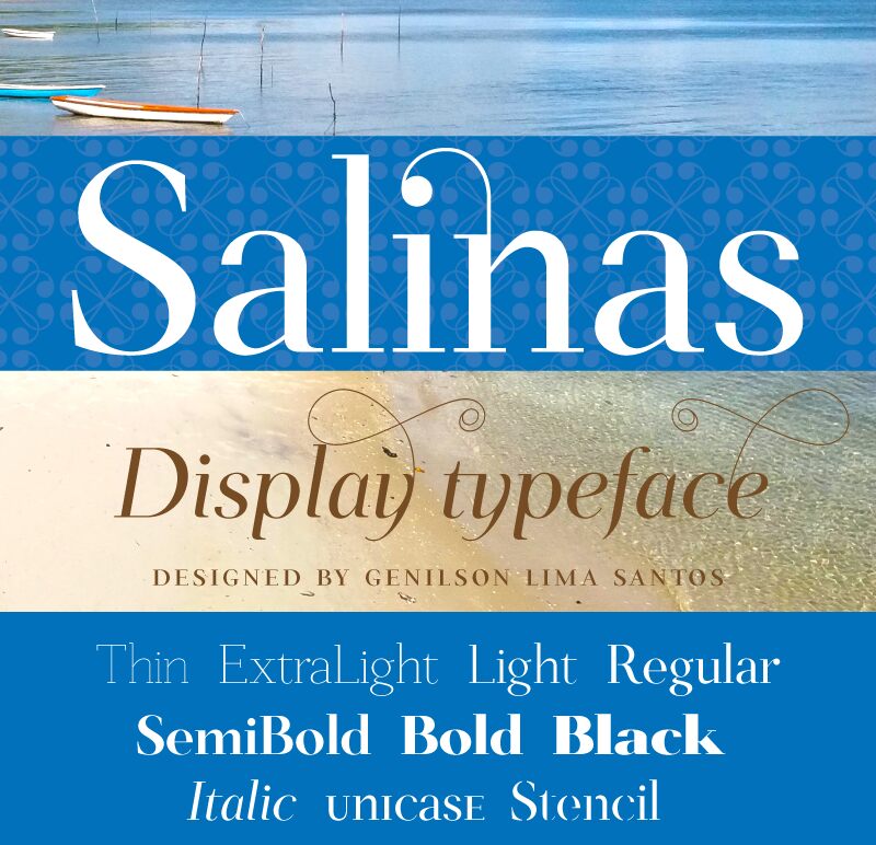 Salinas Schriftart