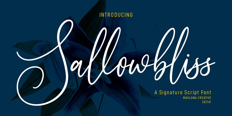 Sallowbliss Schriftart