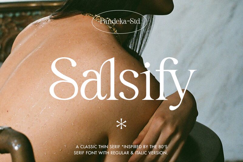 SalsifyDEMO-Normal — Prezentace písma