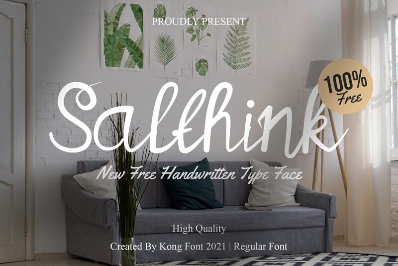 Salthink Schriftart