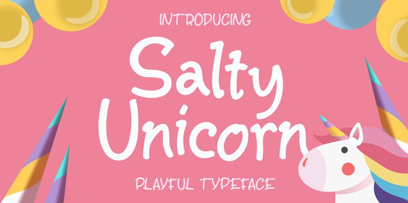 Salty Unicorn Carattere