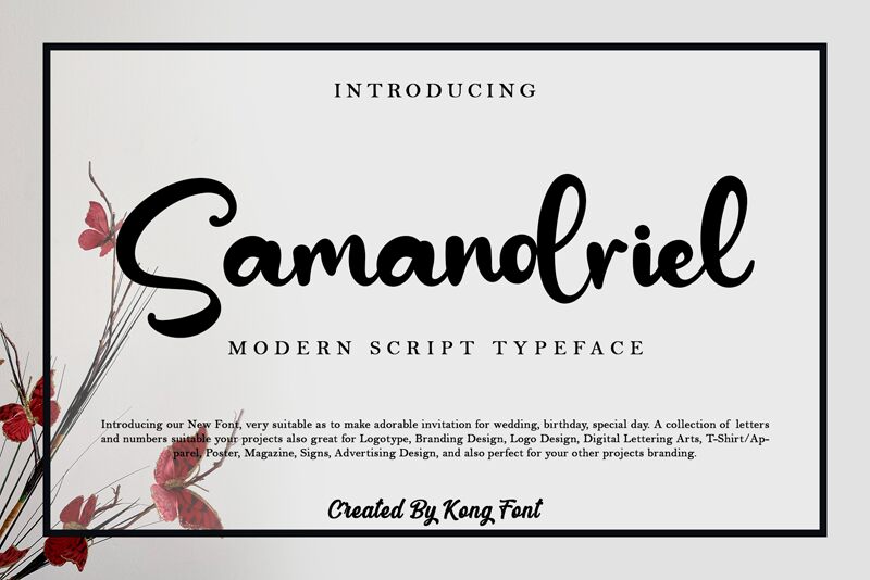 Samandriel Schriftart