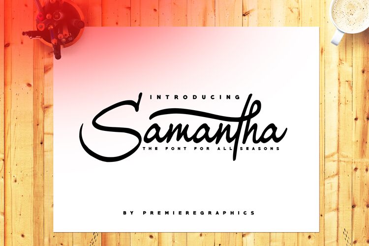 Samantha 字体