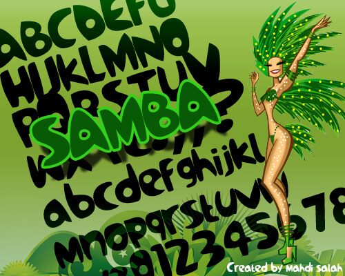 Samba 字体