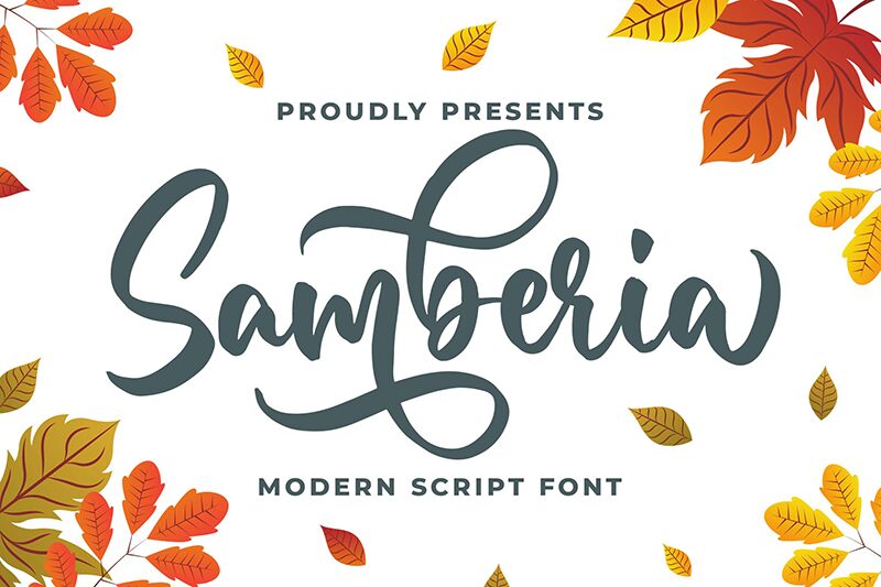 Samberia Schriftart