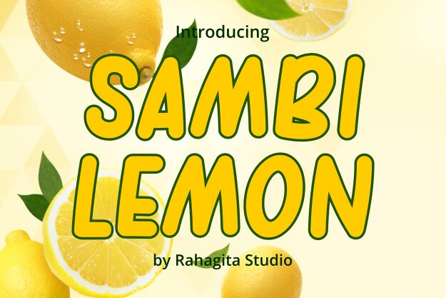 sambi lemon 字体