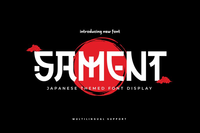 SAMENT Schriftart