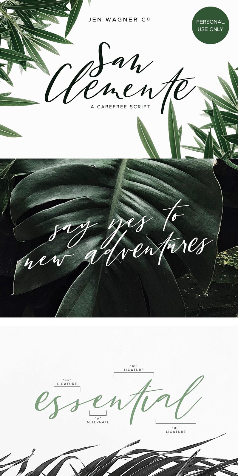 San Clemente Schriftart