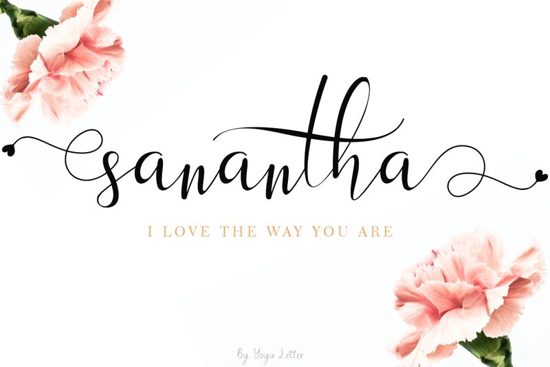 sanantha 字体