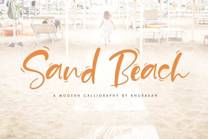 Sand Beach 字体