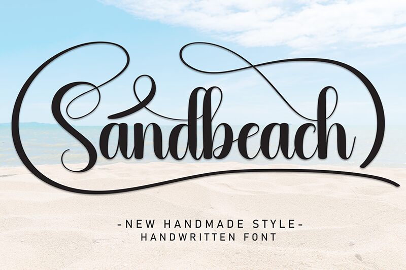 Sandbeach Schriftart