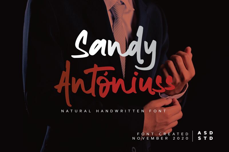 Sandy Antoniuss Czcionka