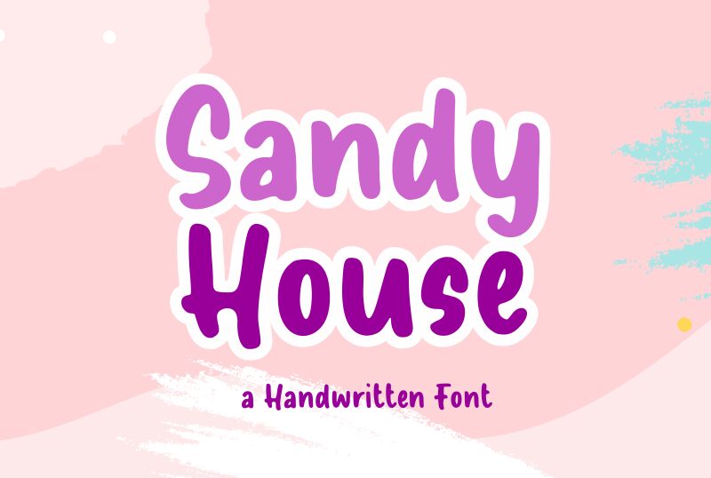 Sandy House Czcionka