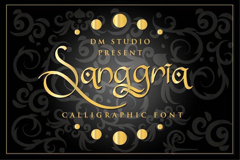 Sanggria Schriftart
