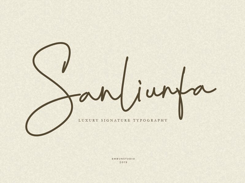 Sanliurfa Schriftart