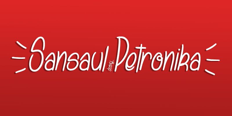 Sansaul Petronika 字体