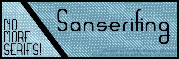Sanserifing Czcionka