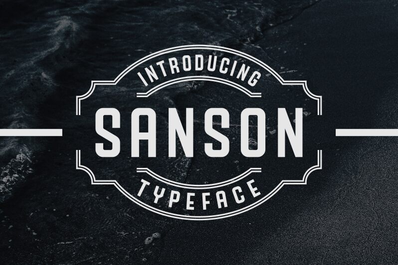 SANSON Czcionka