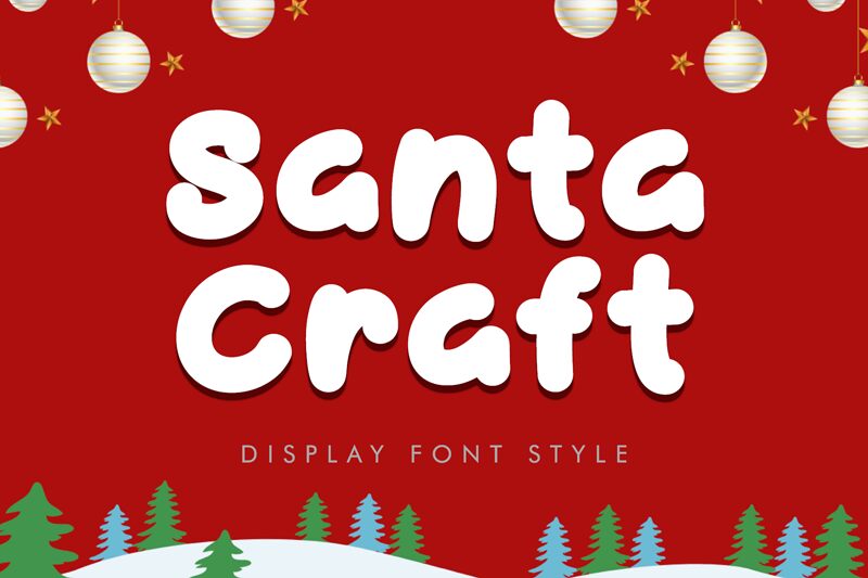 Santa Craft Шрифт