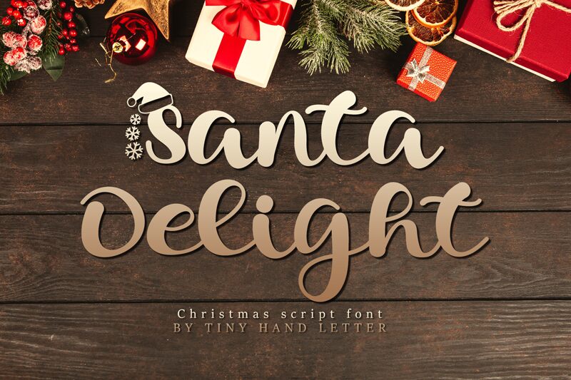 Santa Delight Schriftart