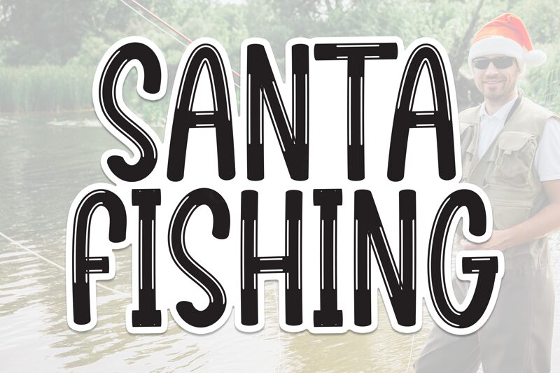 Santa Fishing 字体